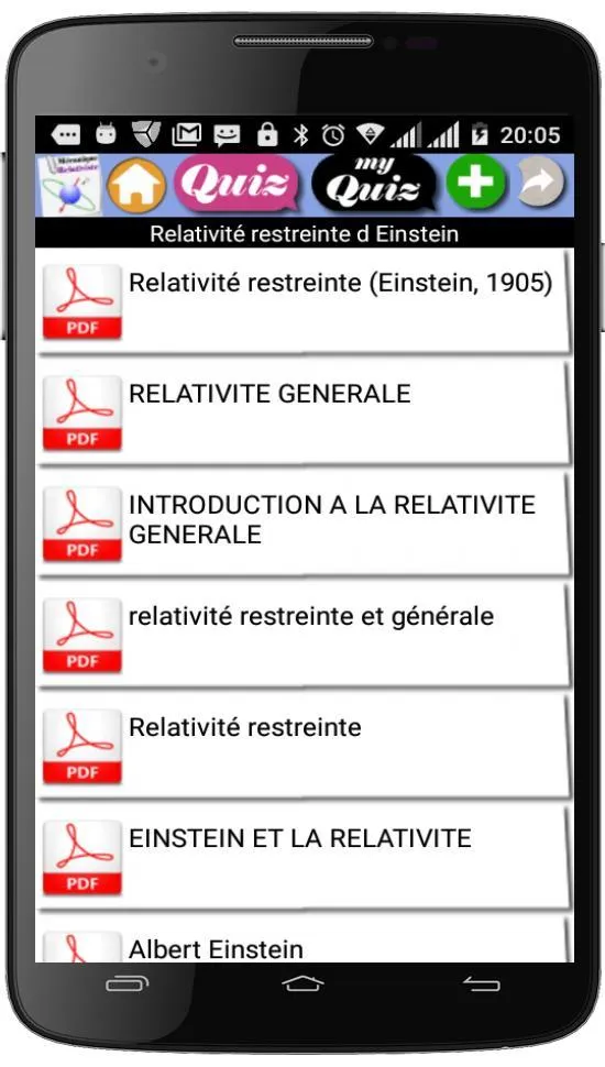 Cours de Mécanique Relativiste | Indus Appstore | Screenshot