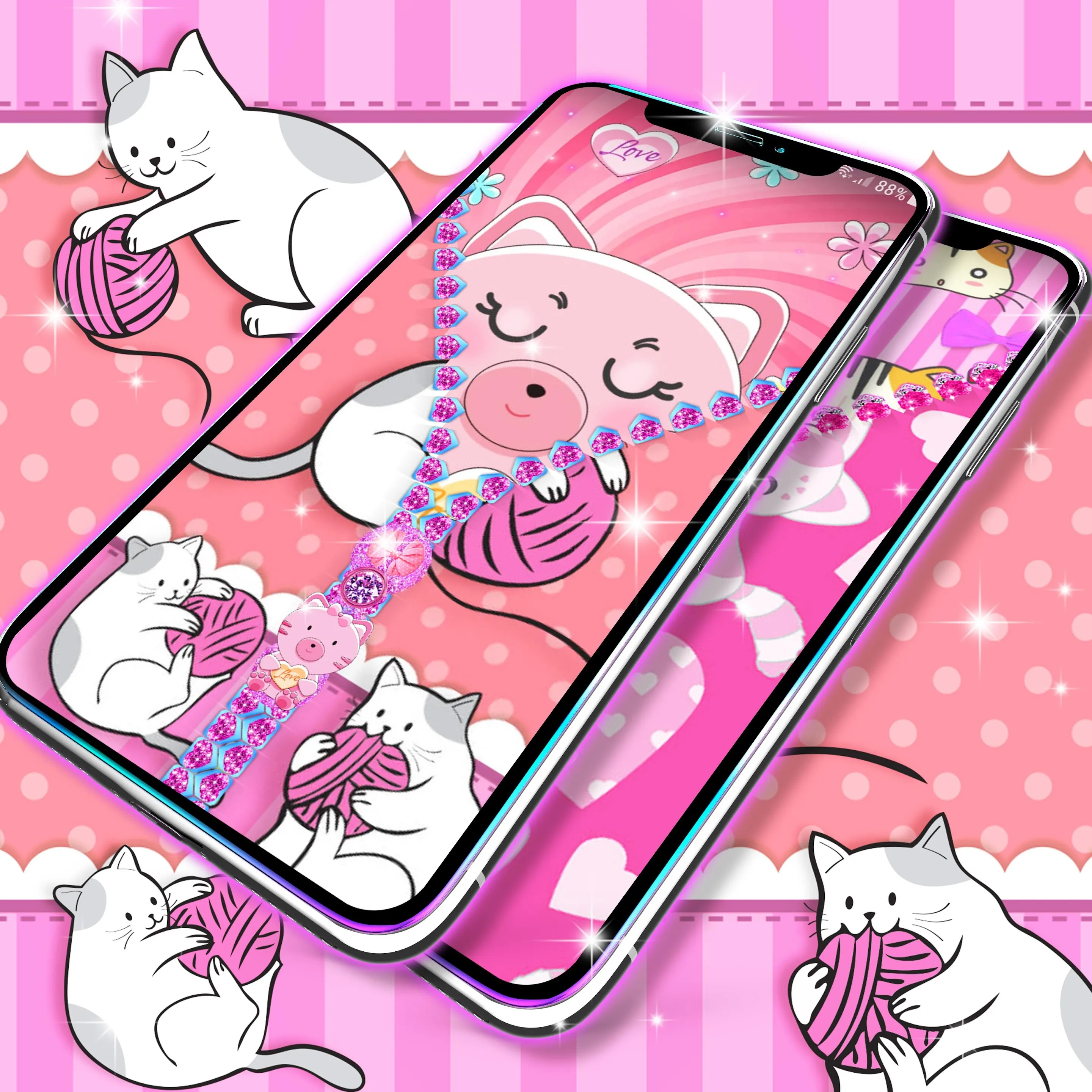 Kitty lock screen | Indus Appstore | Screenshot