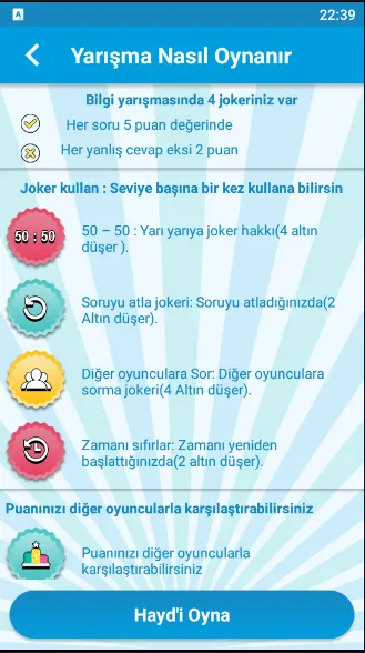 internetsiz Bilgi yarışması | Indus Appstore | Screenshot