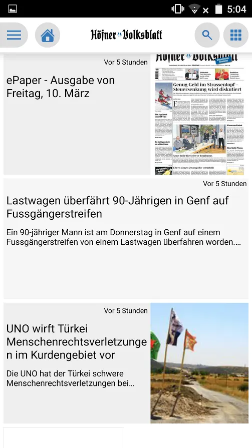 Höfner Volksblatt | Indus Appstore | Screenshot