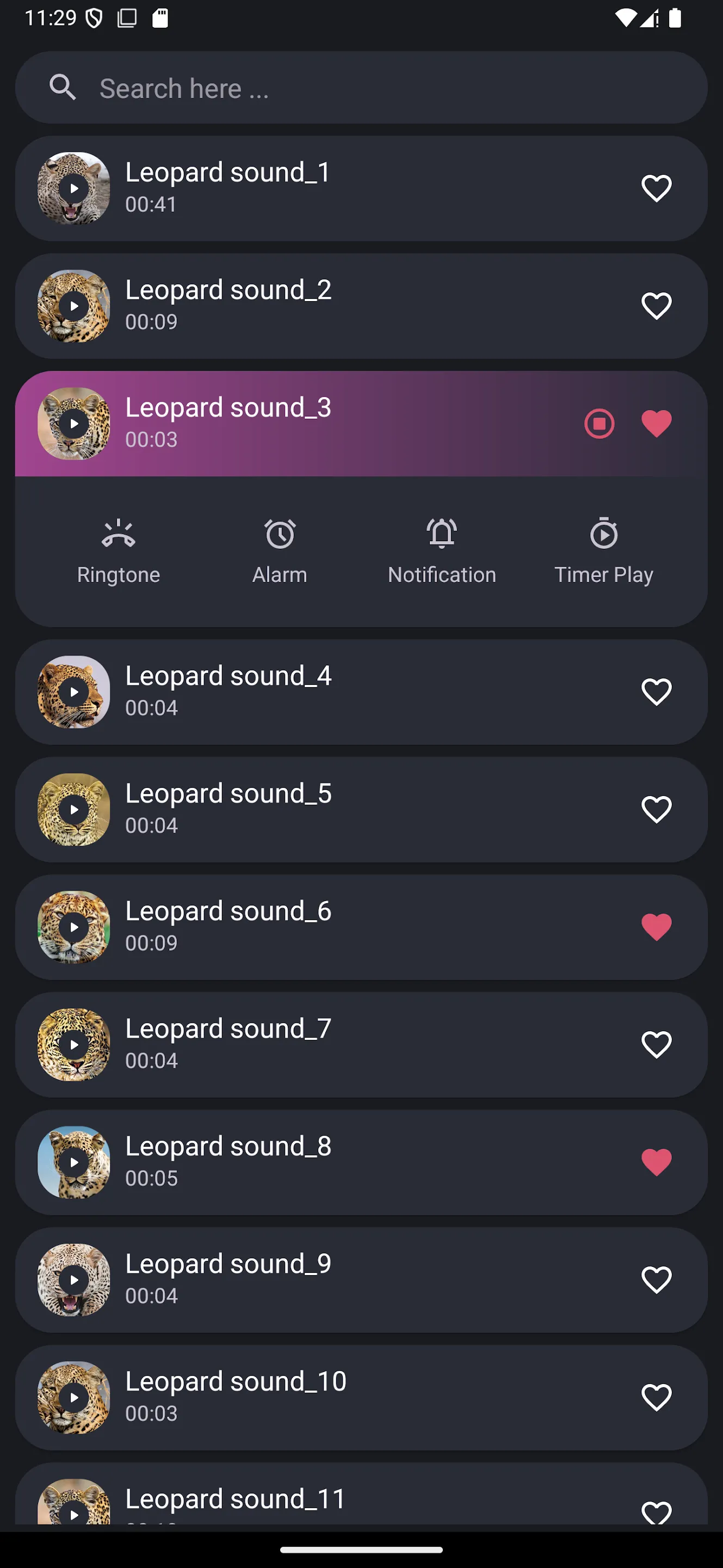 Leopard Sounds | Indus Appstore | Screenshot