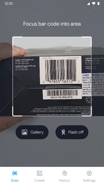 QR and Barcode Scanner | Indus Appstore | Screenshot