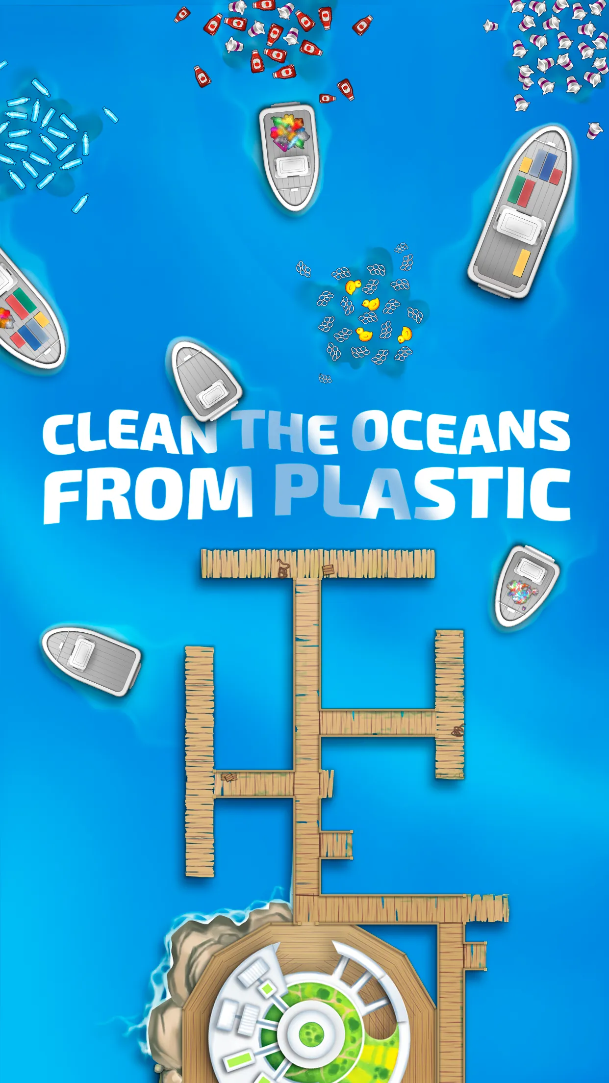 Ocean Cleaner Idle Eco Tycoon | Indus Appstore | Screenshot