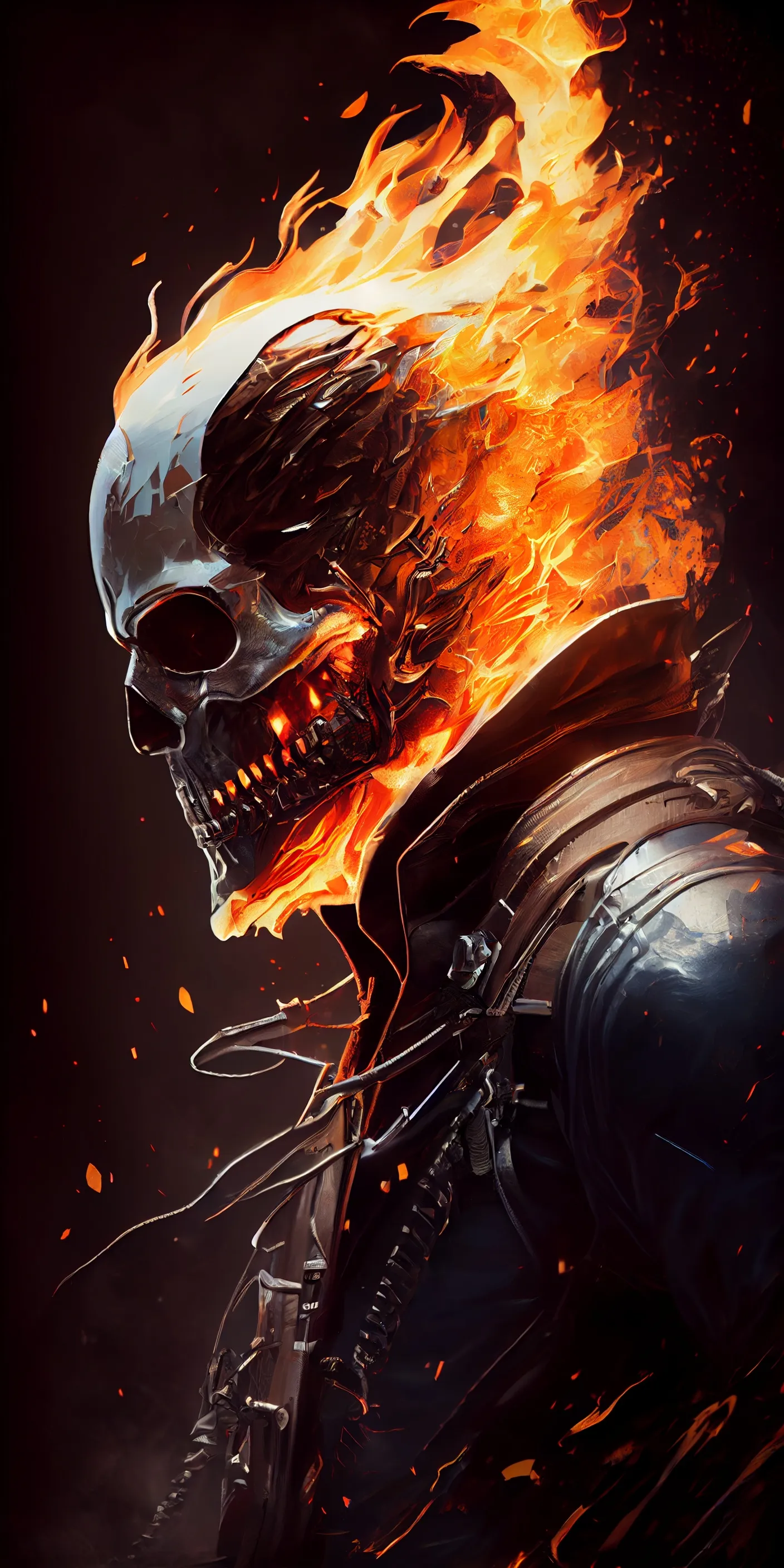 Flame Skull Wallpapers 2023 HD | Indus Appstore | Screenshot