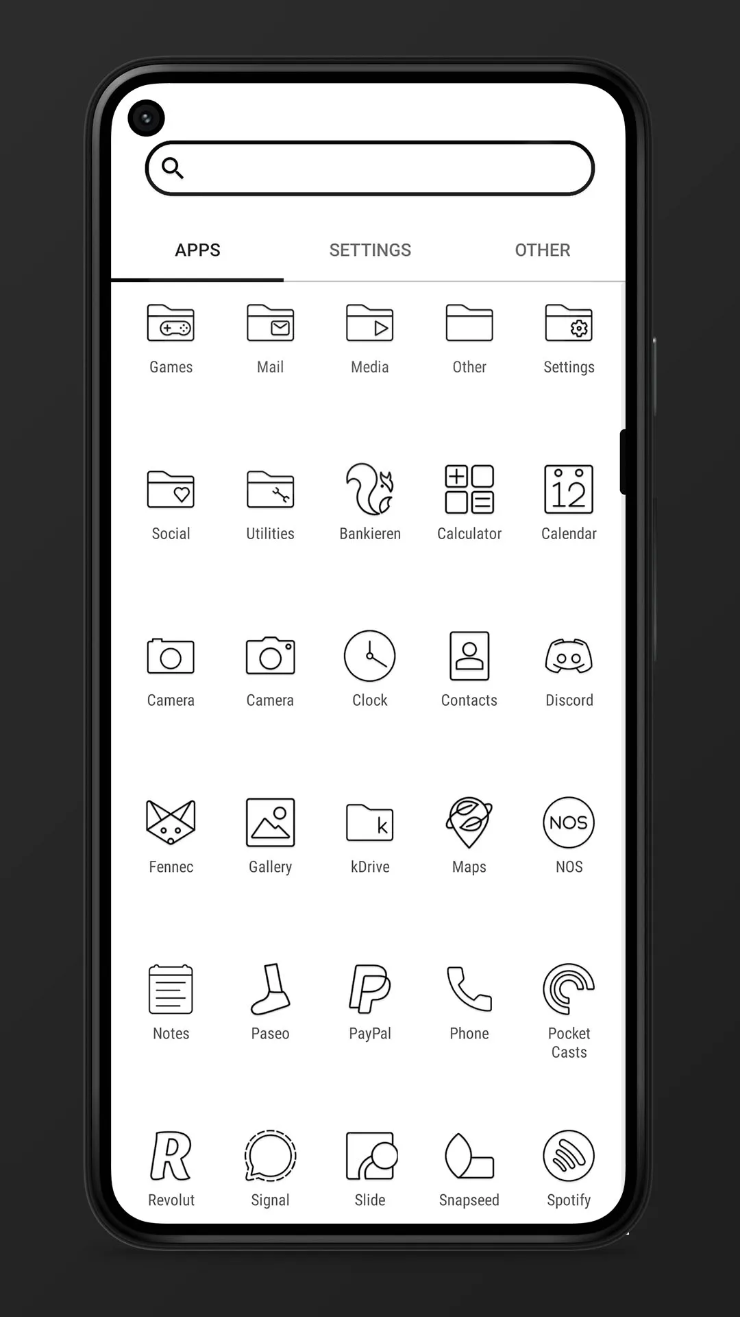 Arcticons Black - Icon Pack | Indus Appstore | Screenshot