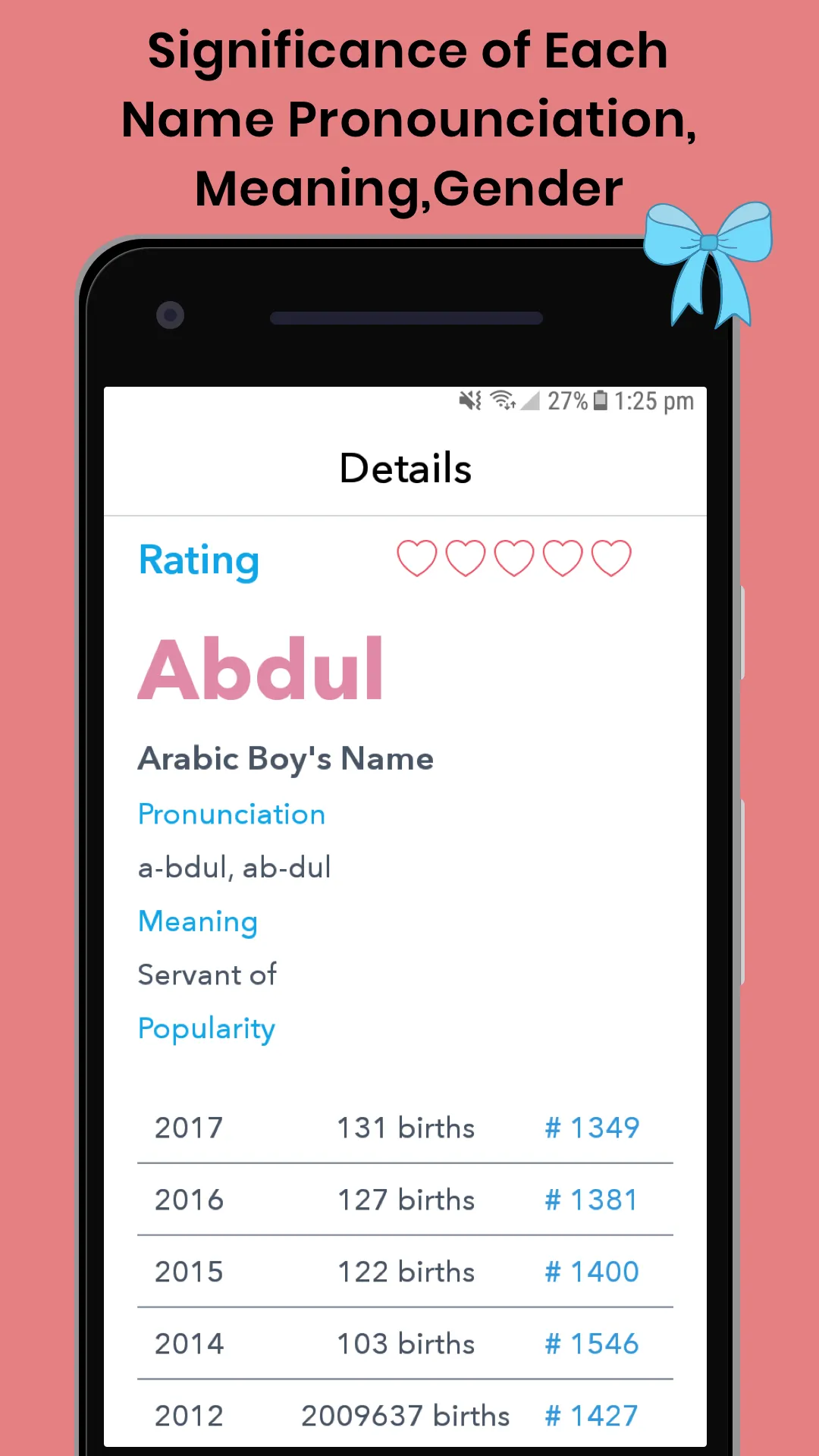 Bump - Baby name with meanings | Indus Appstore | Screenshot