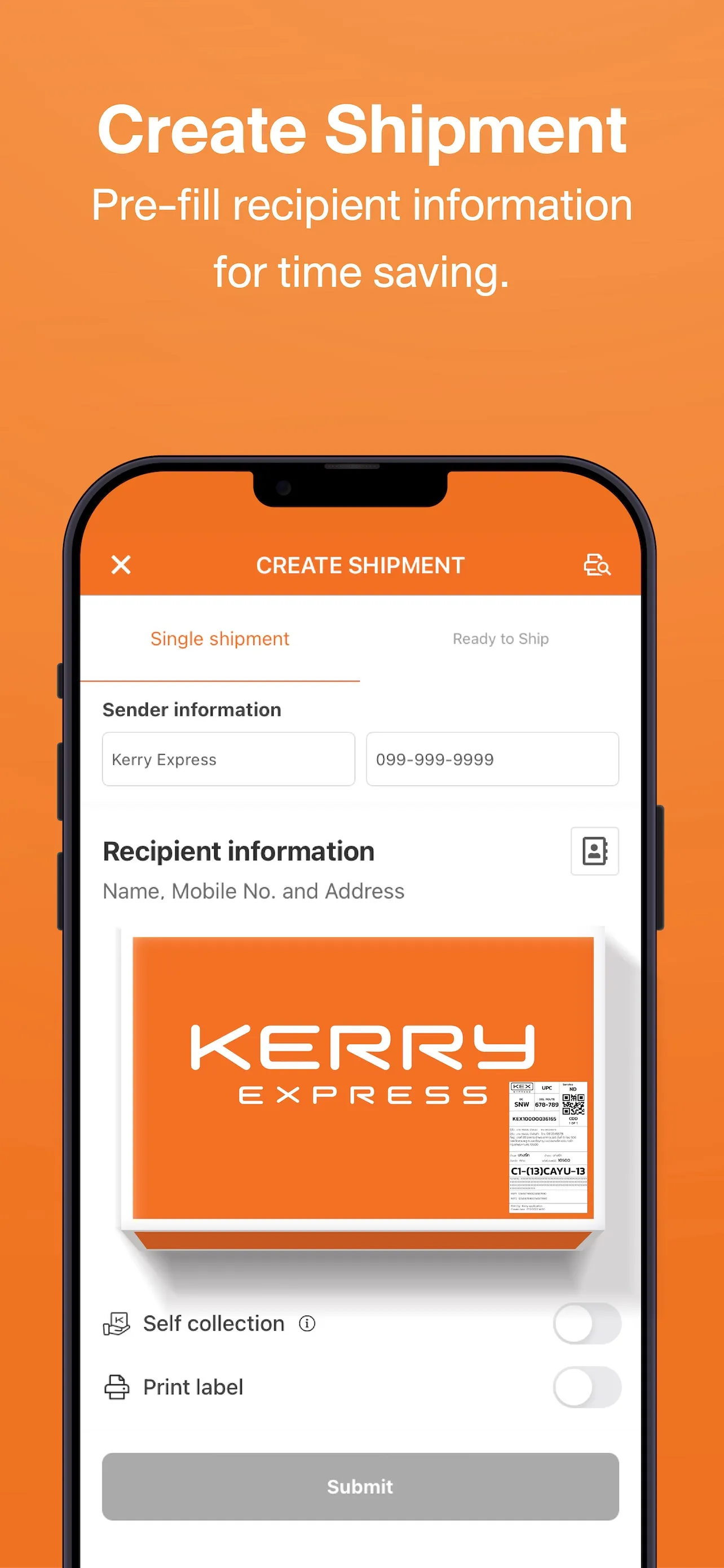 Kerry Express | Indus Appstore | Screenshot