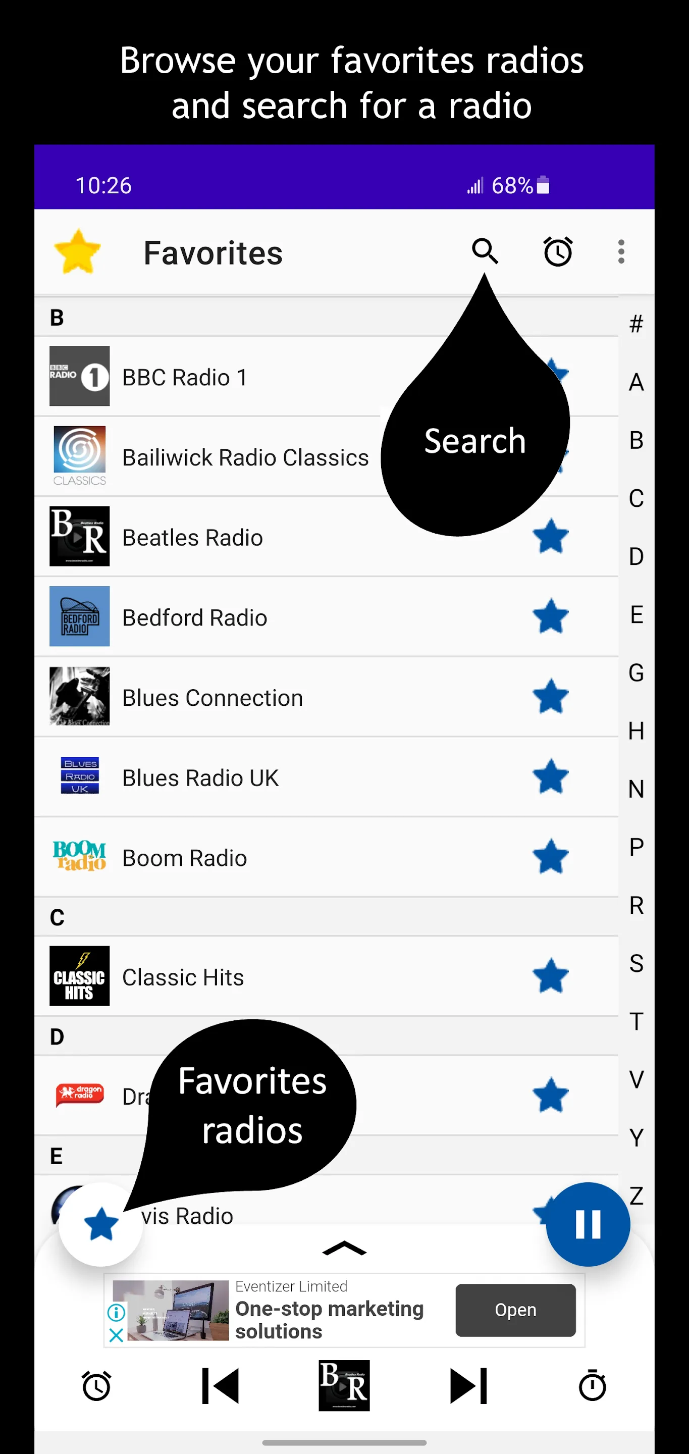 Radios UK | Indus Appstore | Screenshot