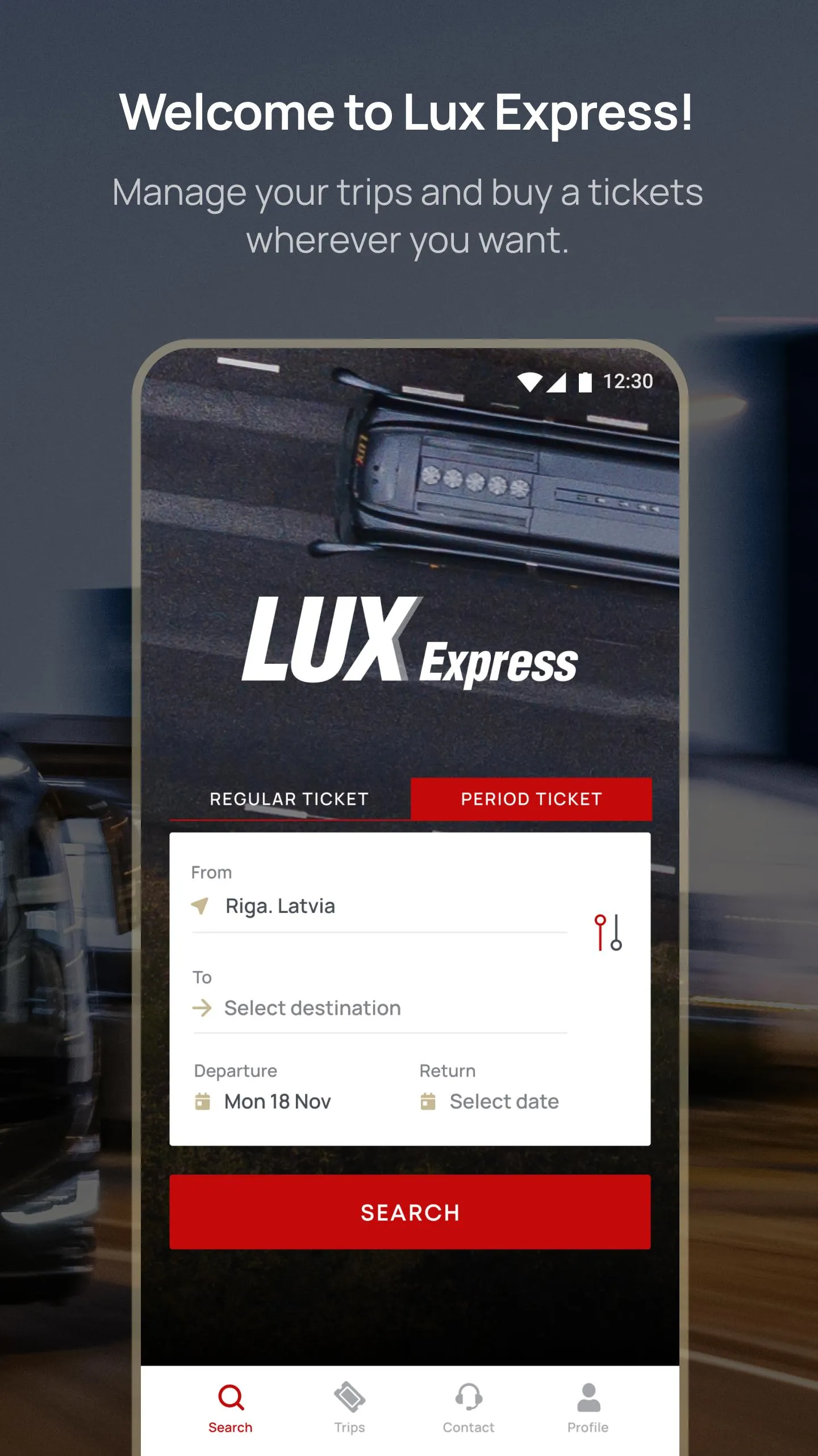 Lux Express | Indus Appstore | Screenshot