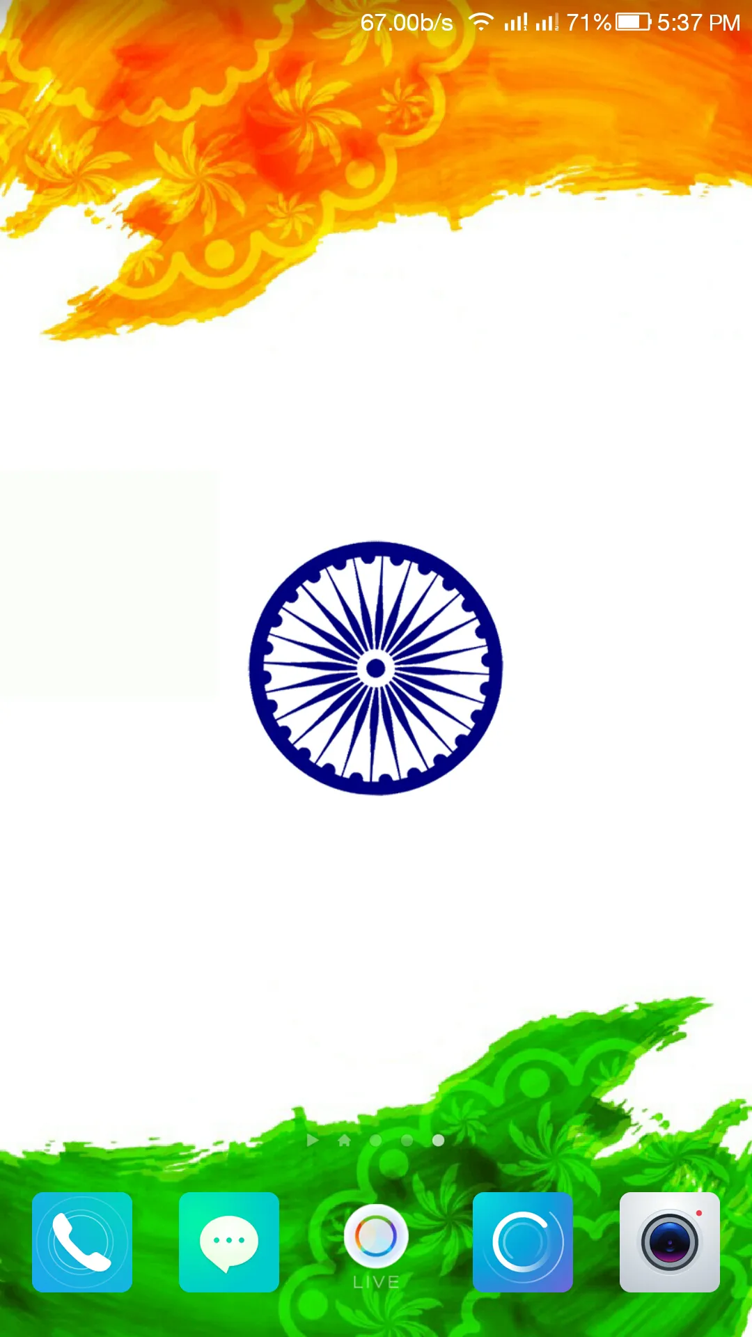 Indian Flag Live Wallpaper -Ha | Indus Appstore | Screenshot