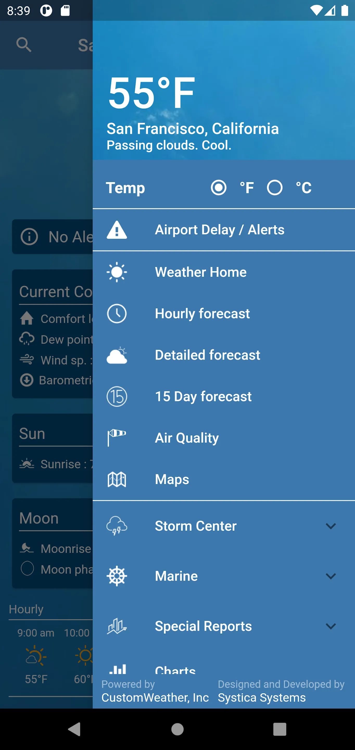 MyForecast by CustomWeather | Indus Appstore | Screenshot