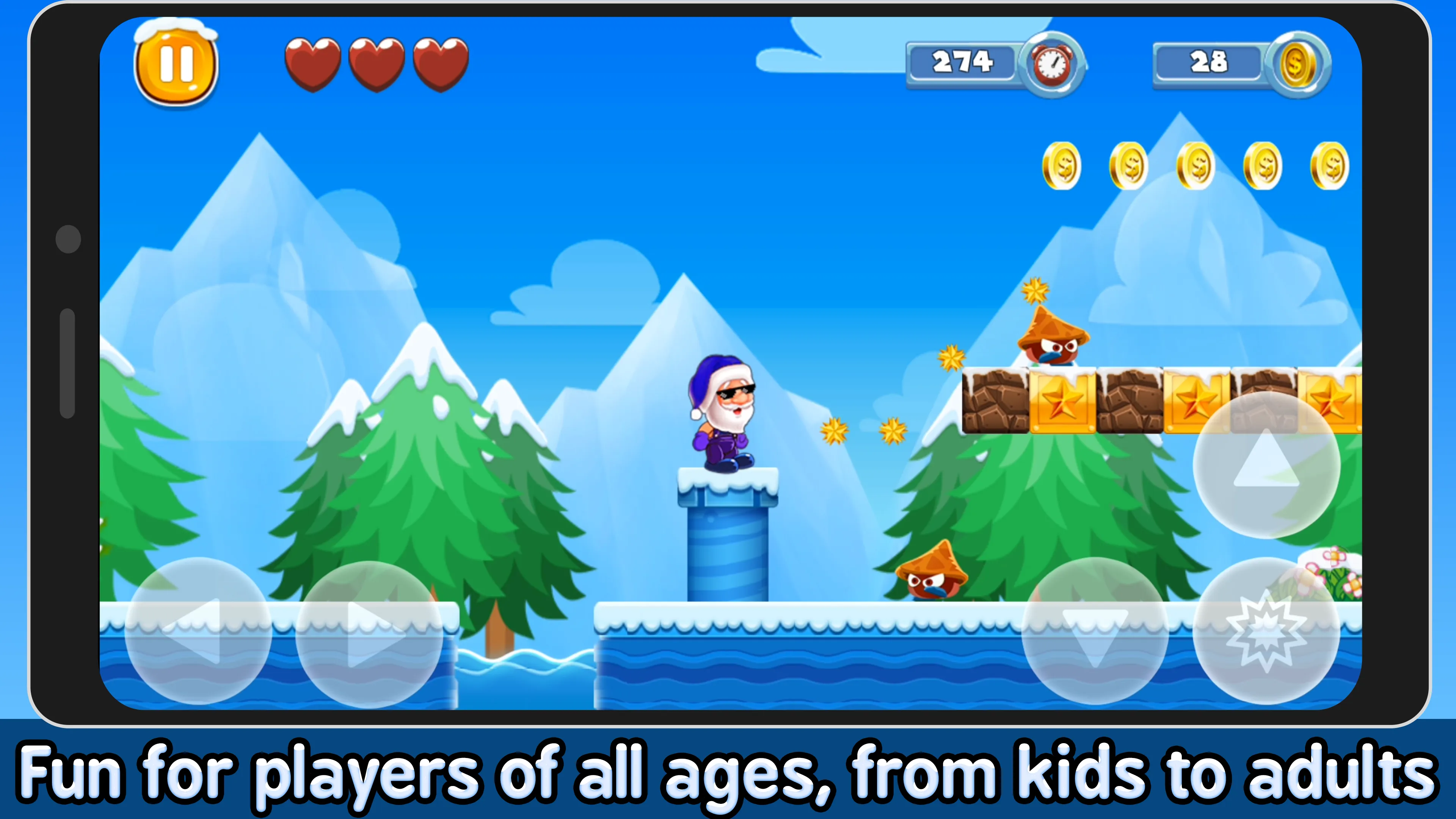 Super Santa Run & Jump | Indus Appstore | Screenshot