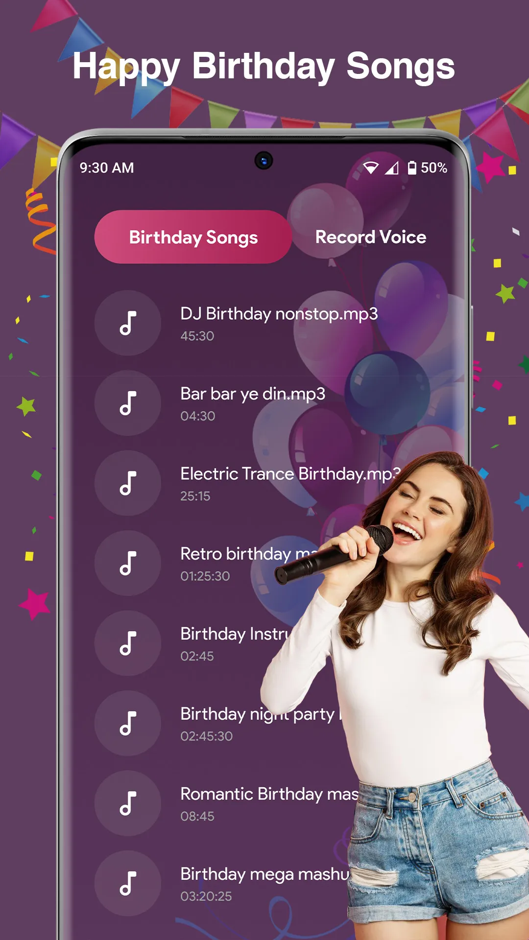 Birthday Song With Name | Indus Appstore | Screenshot