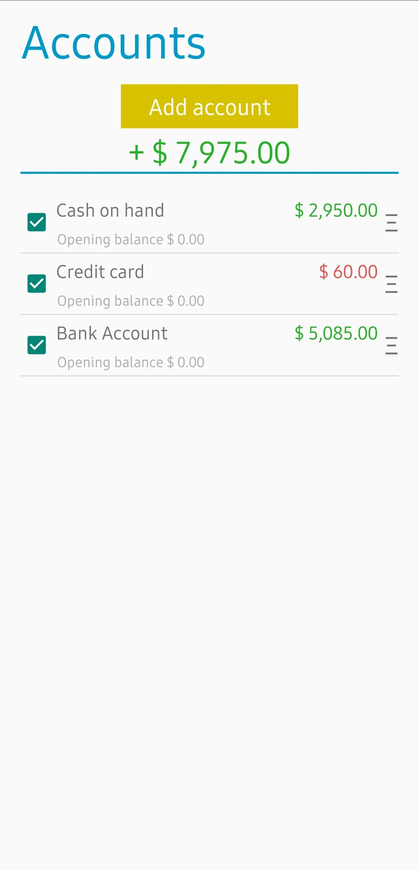 Home Budget Manager Sync | Indus Appstore | Screenshot