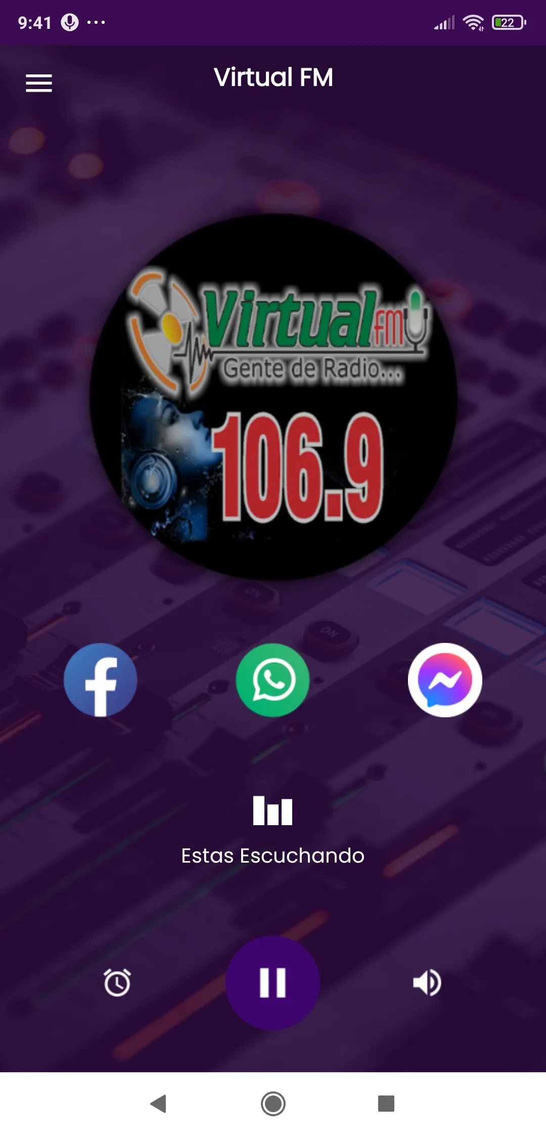 Radio Virtual FM 106.9 | Indus Appstore | Screenshot