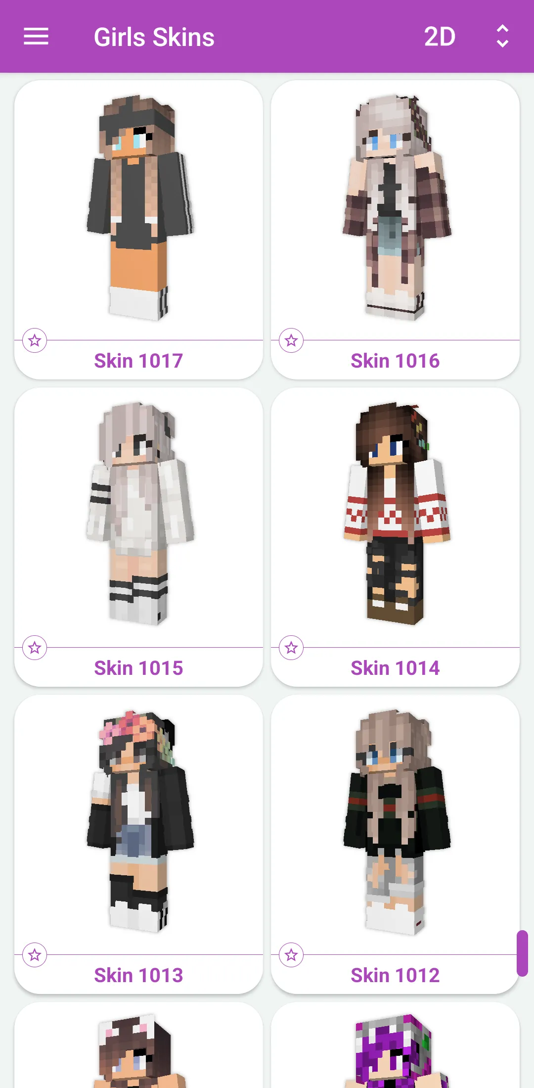 Girls Skins for Minecraft PE | Indus Appstore | Screenshot