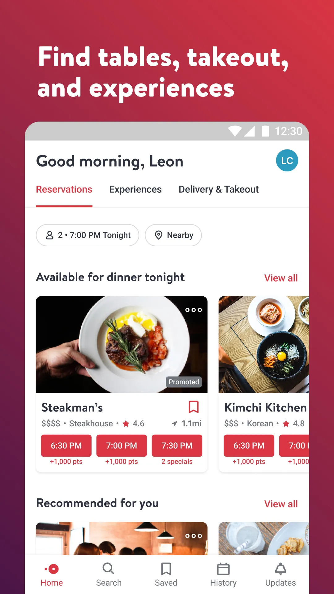 OpenTable | Indus Appstore | Screenshot