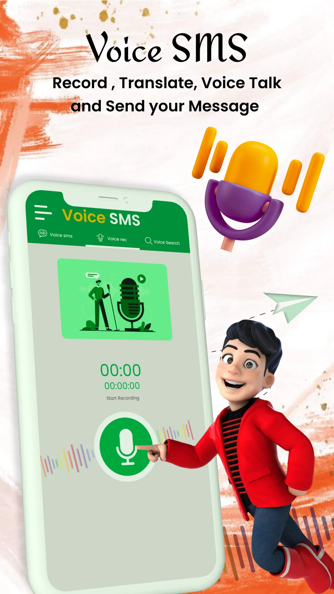 Voice Sms : Type Sms by Voice | Indus Appstore | Screenshot