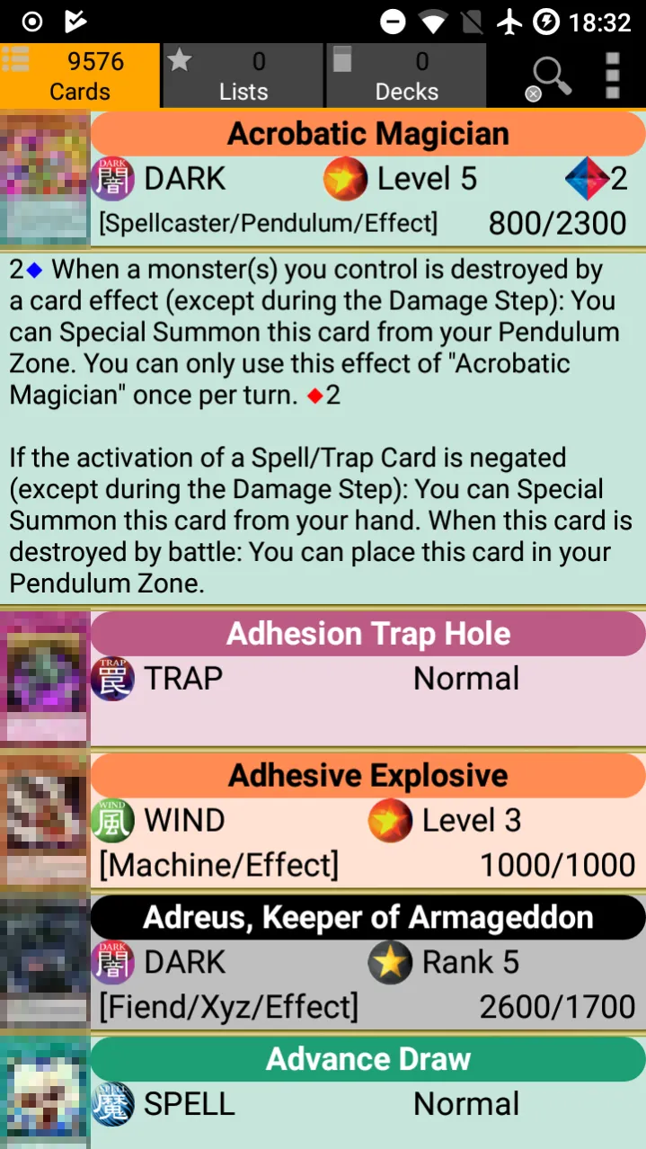 Database for Yugioh Cards | Indus Appstore | Screenshot