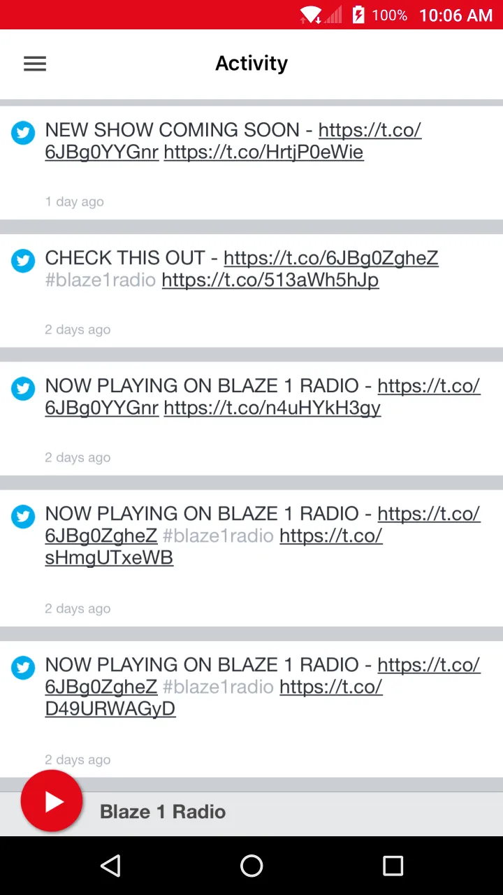 Blaze 1 Radio | Indus Appstore | Screenshot