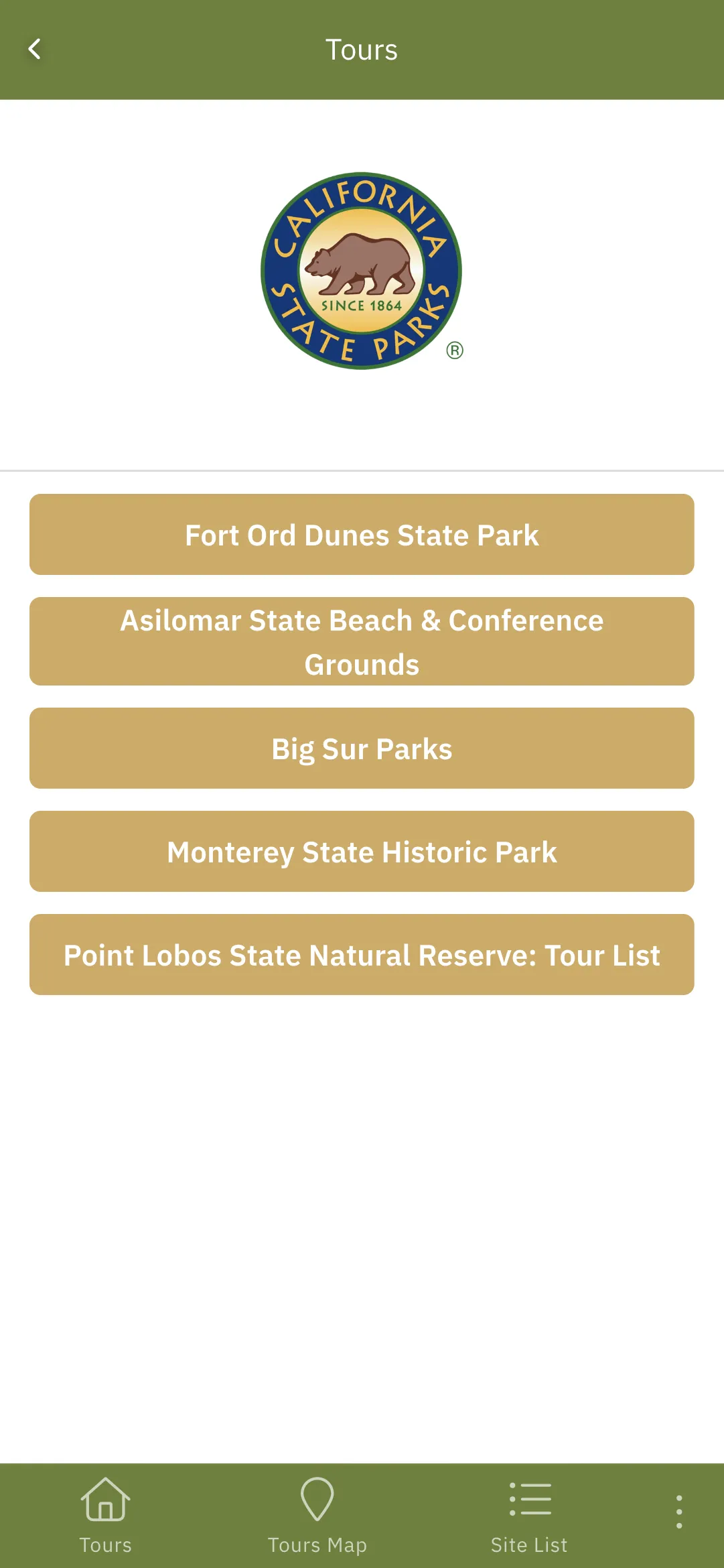 Monterey Area State Parks CA | Indus Appstore | Screenshot