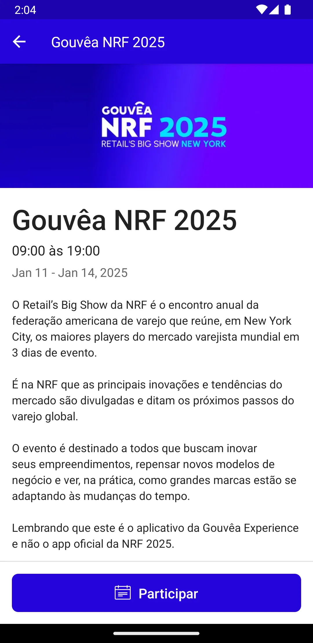 Gouvêa NRF 2025 | Indus Appstore | Screenshot