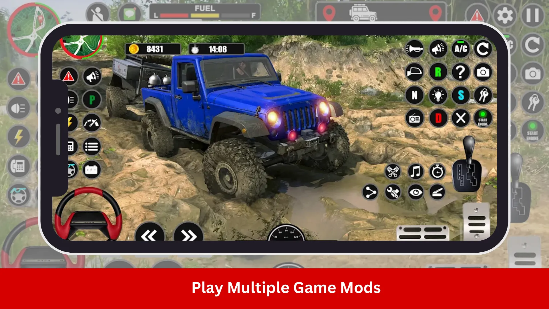 Offroad Mud Truck Driving Game | Indus Appstore | Screenshot