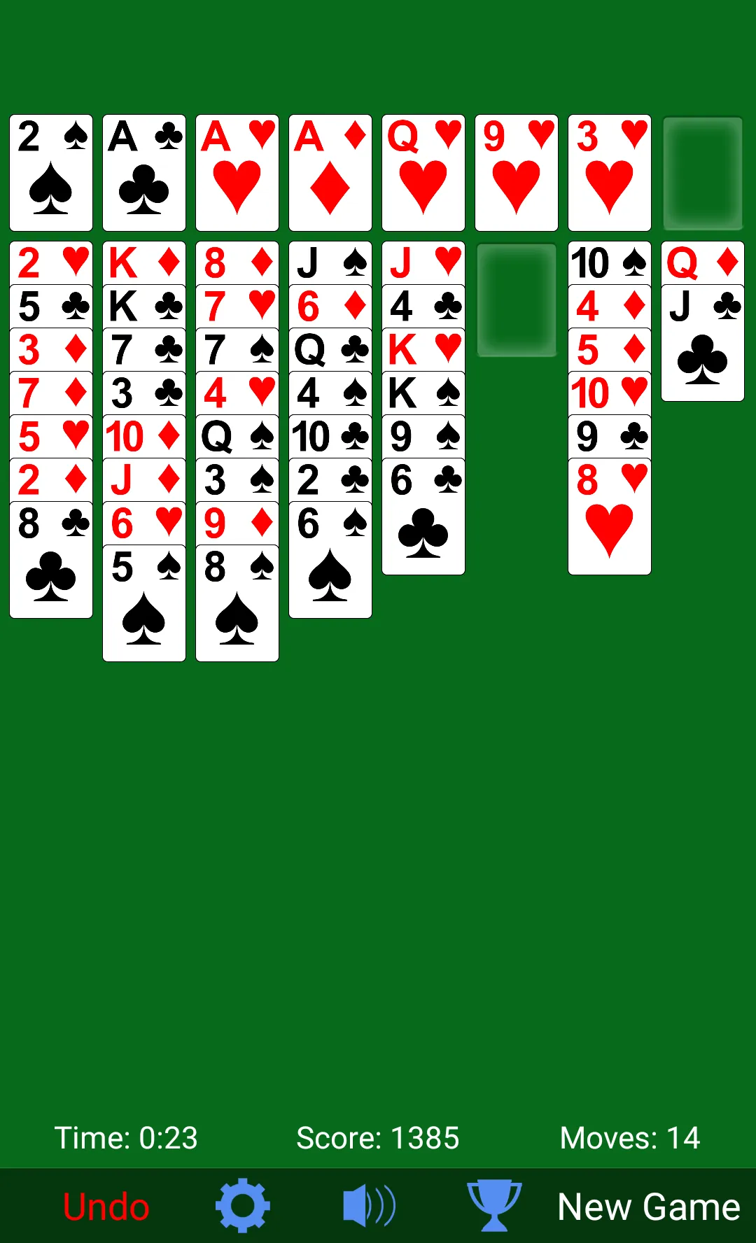 FreeCell Solitaire | Indus Appstore | Screenshot