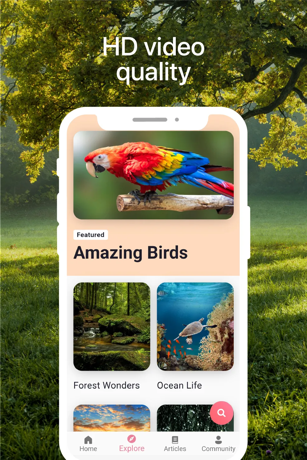 Nature Videos and Sounds App | Indus Appstore | Screenshot