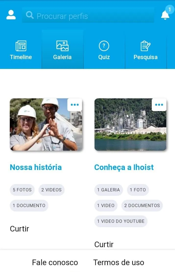 Lhoist APP | Com. Interna | Indus Appstore | Screenshot