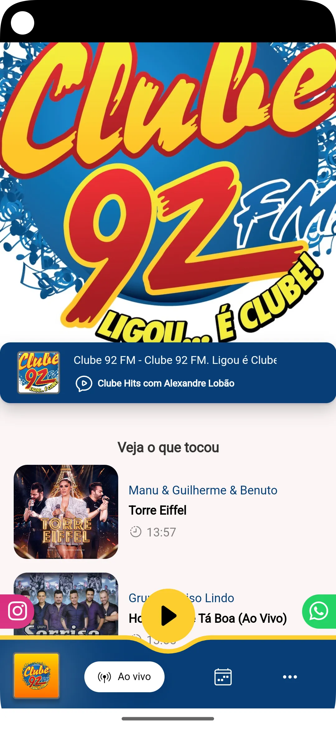 Clube 92 FM Votuporanga | Indus Appstore | Screenshot