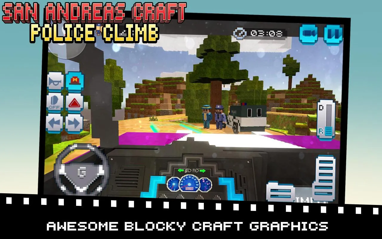 San Andreas Craft Police Climb | Indus Appstore | Screenshot