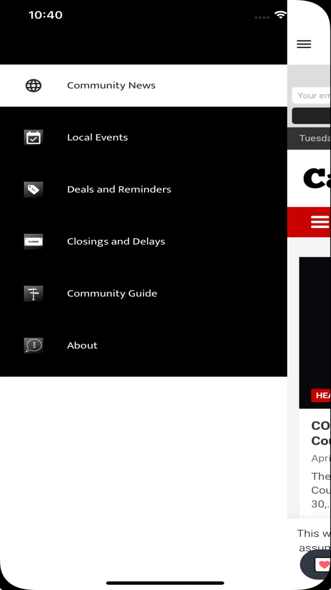 Cass County INfo | Indus Appstore | Screenshot