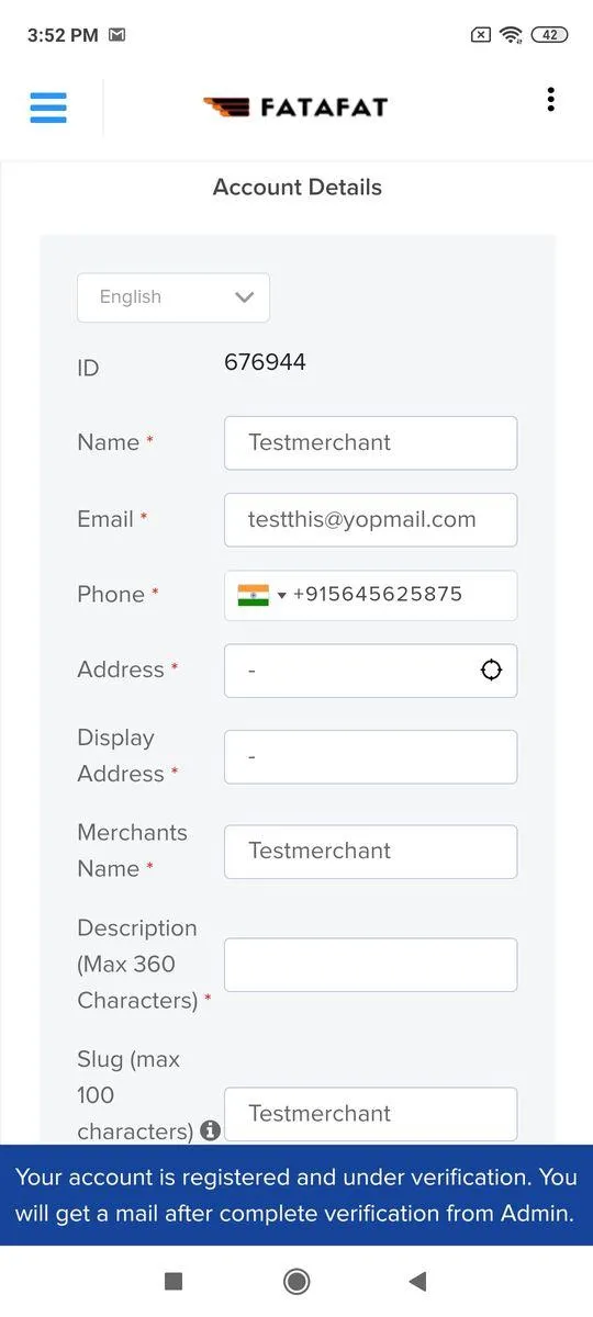 Fatafat Merchant Lite | Indus Appstore | Screenshot