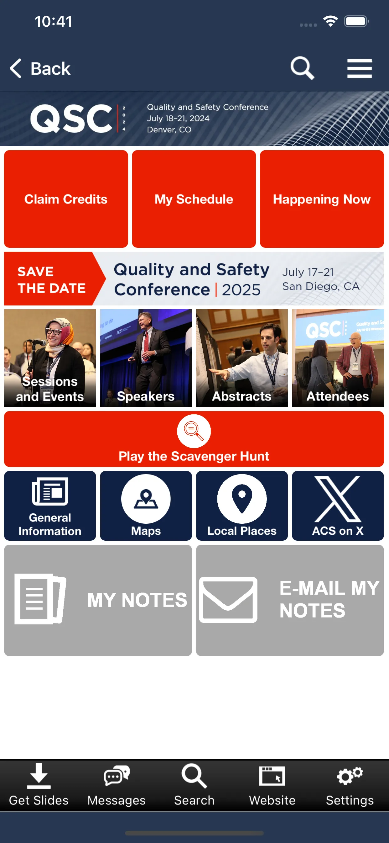 ACS QS Conference | Indus Appstore | Screenshot