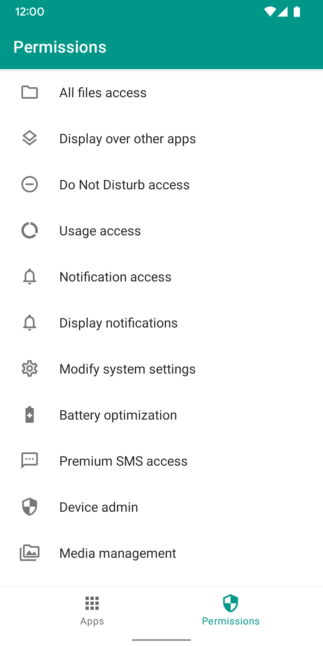 Hidden permissions manager | Indus Appstore | Screenshot