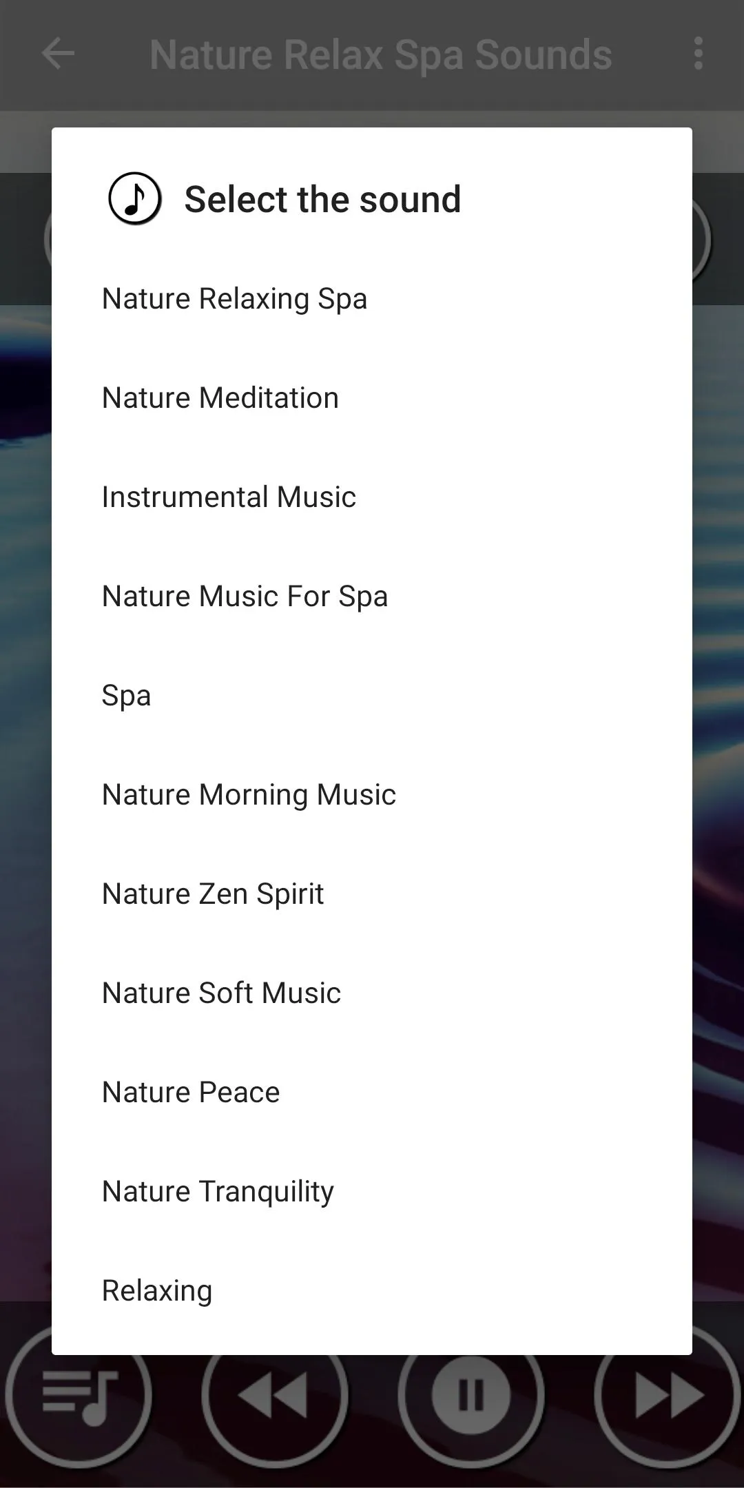 Relaxing Spa Music : Massage | Indus Appstore | Screenshot