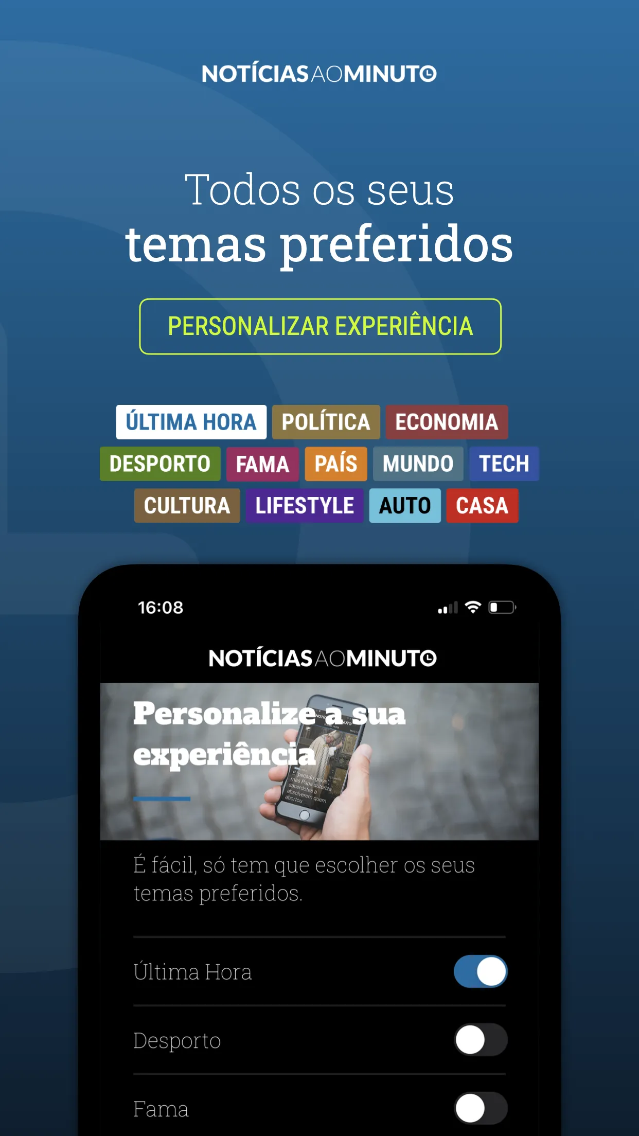 Notícias ao Minuto Portugal | Indus Appstore | Screenshot