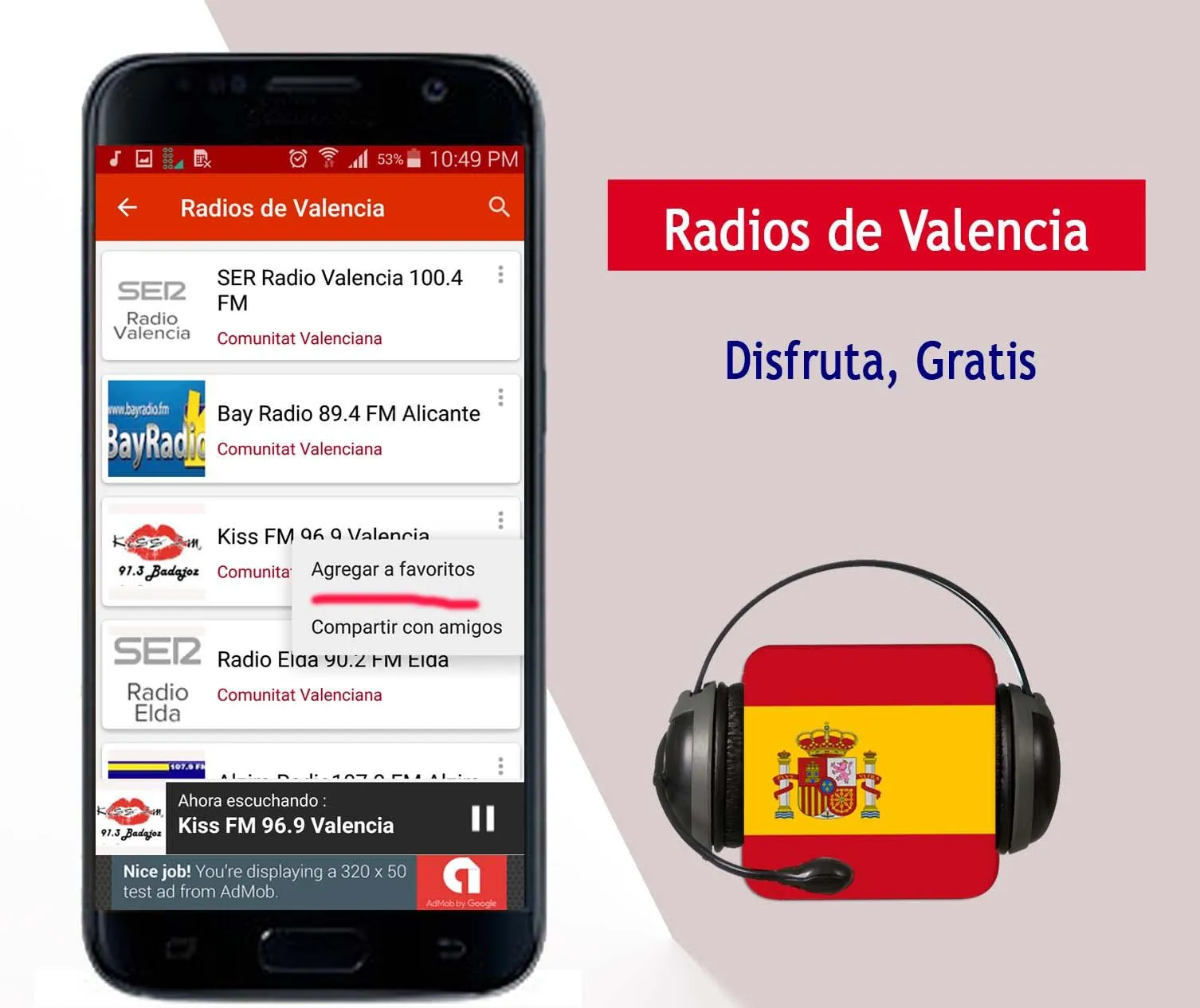 Radios de Valencia | Indus Appstore | Screenshot