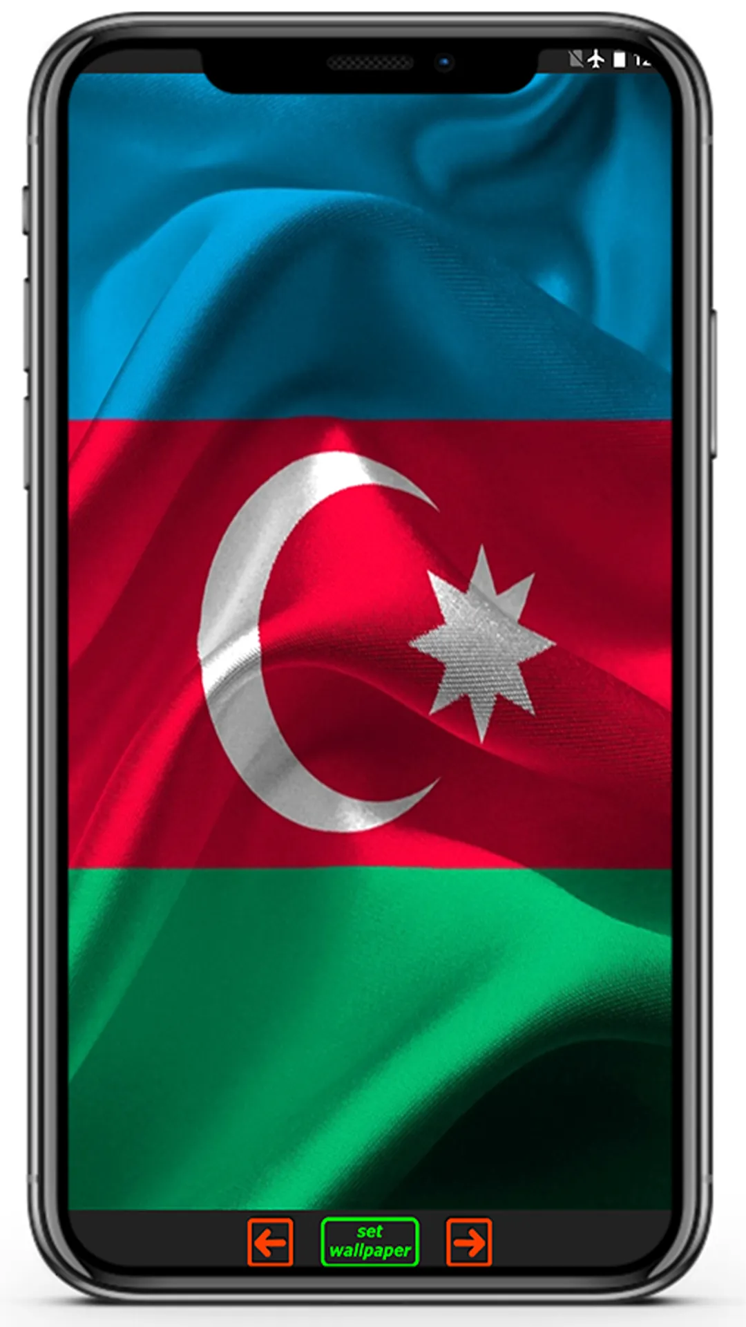 Flag of Azerbaijan | Indus Appstore | Screenshot