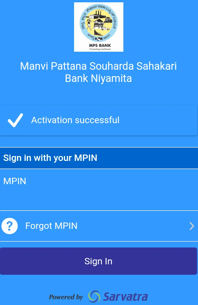 MPS Bank Mobile Application | Indus Appstore | Screenshot