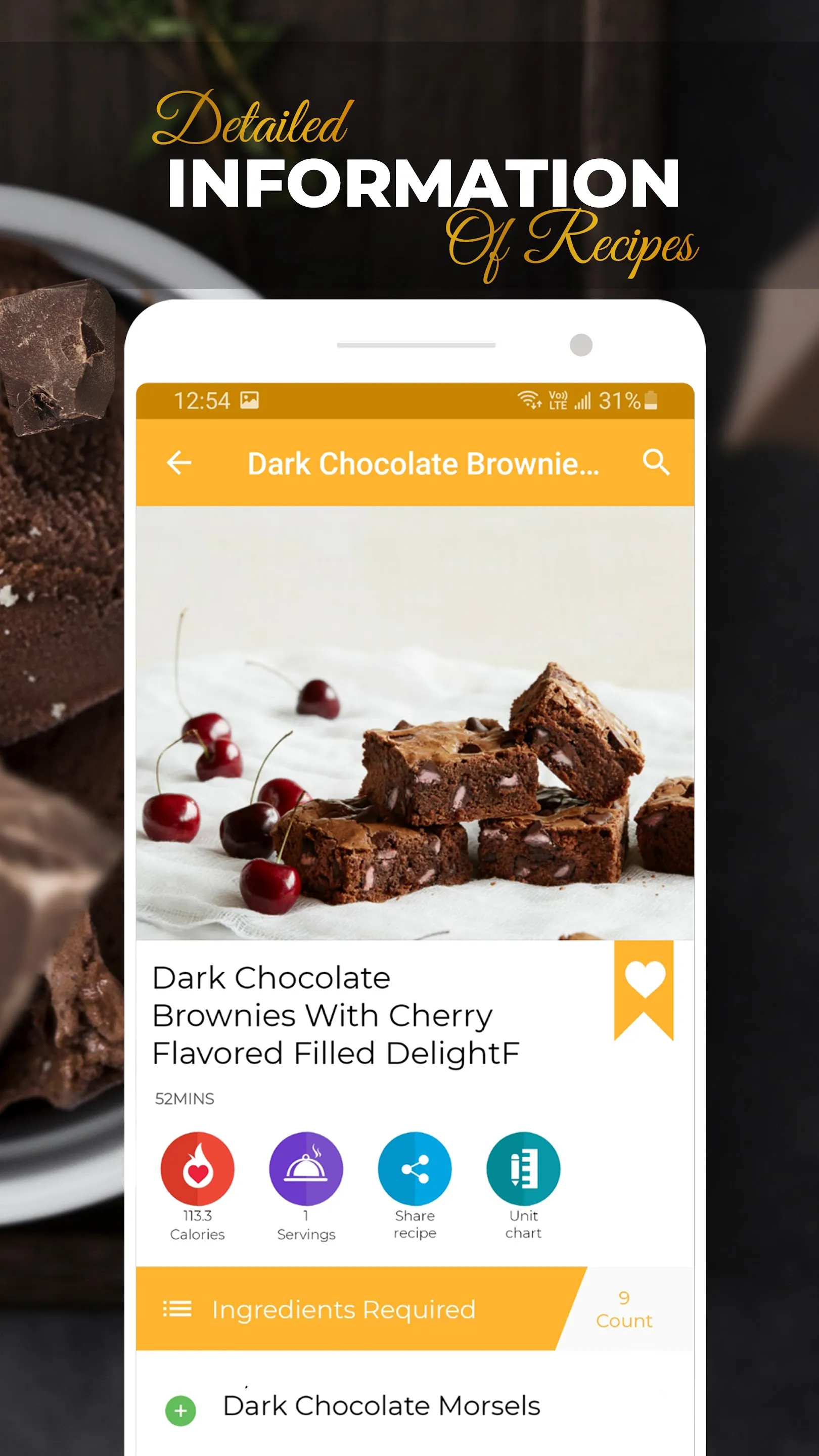 Chocolate Recipes | Indus Appstore | Screenshot