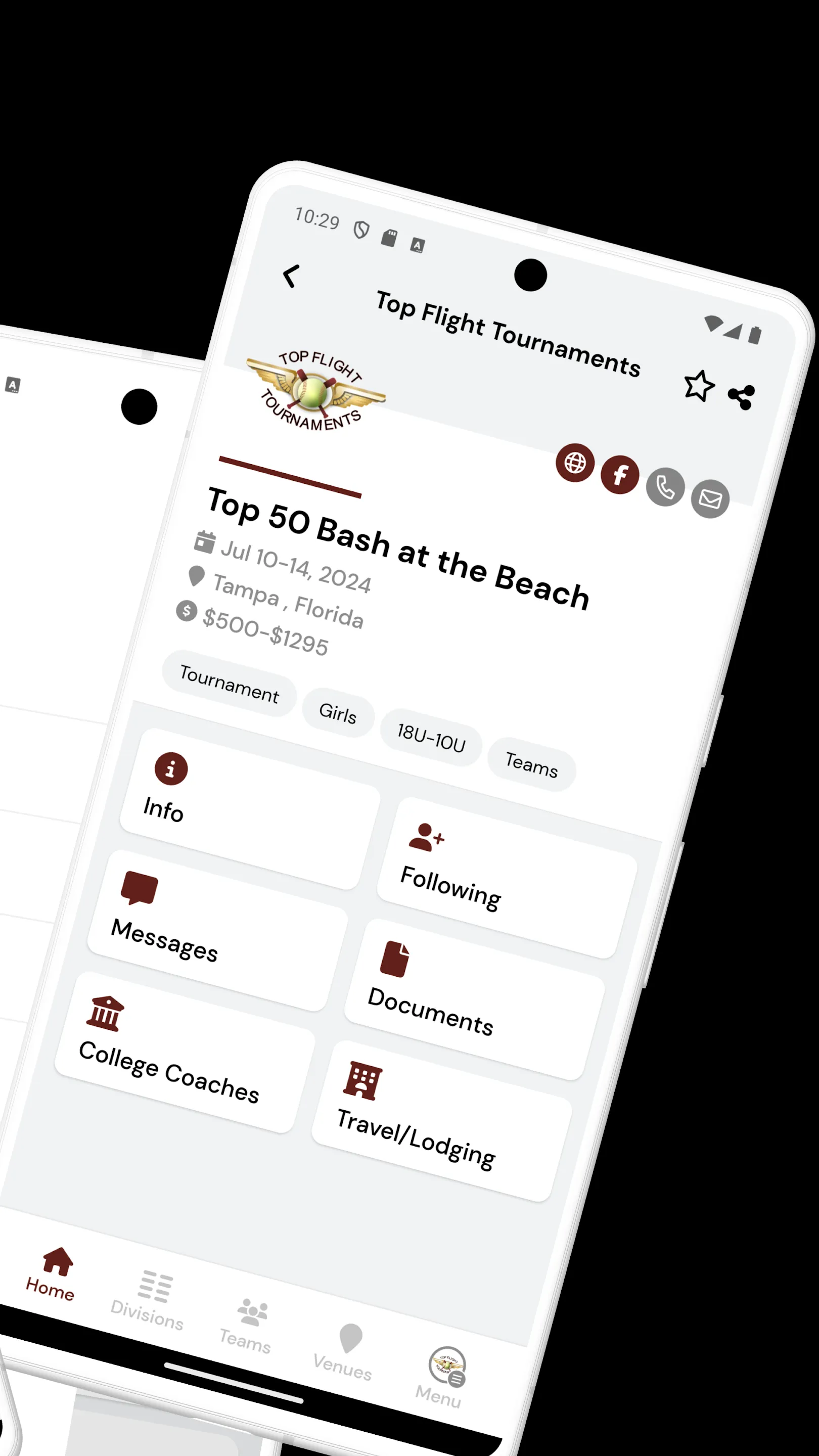 Top Flight Tournaments | Indus Appstore | Screenshot