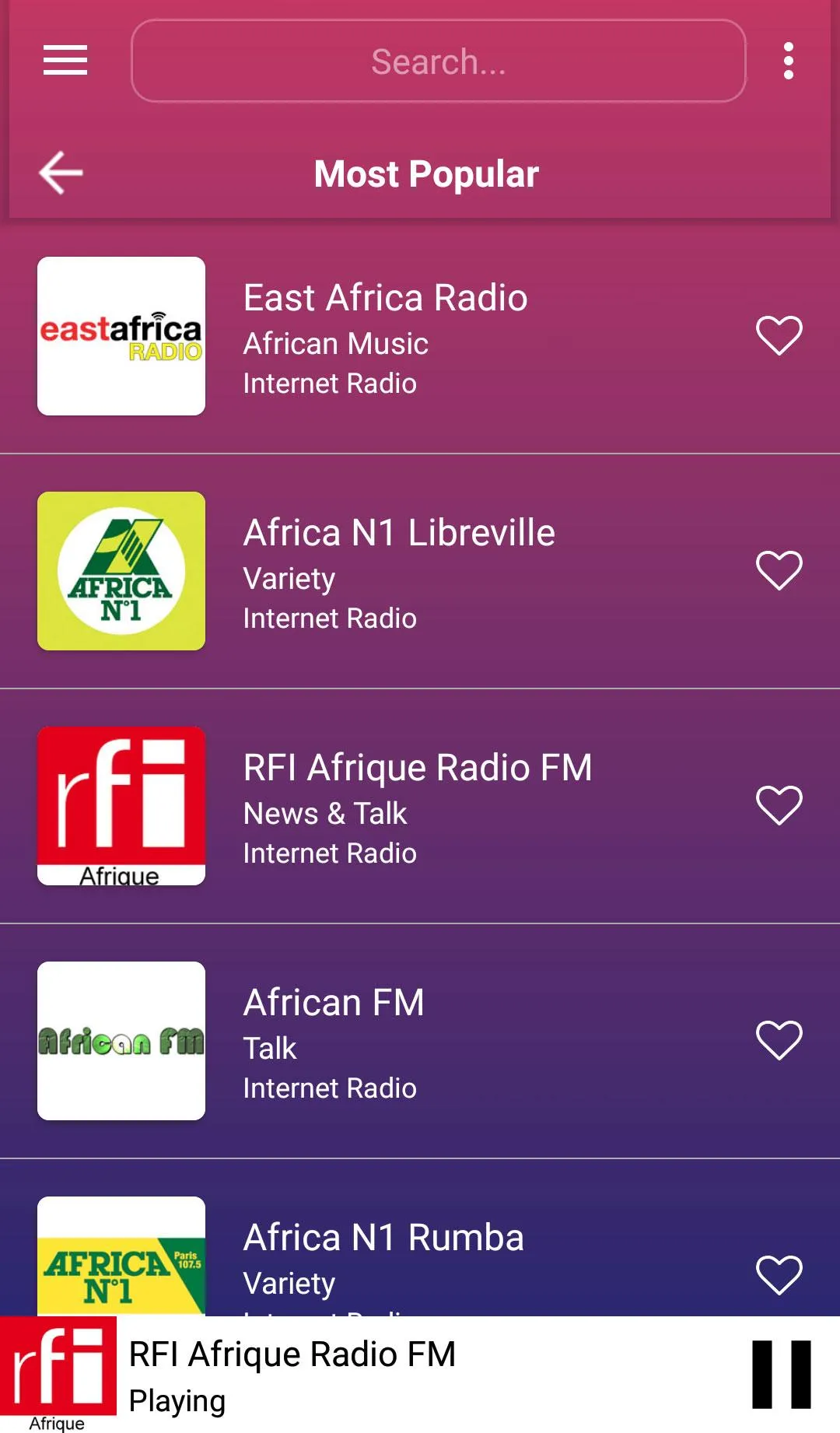 A2Z Central African FM Radio | Indus Appstore | Screenshot