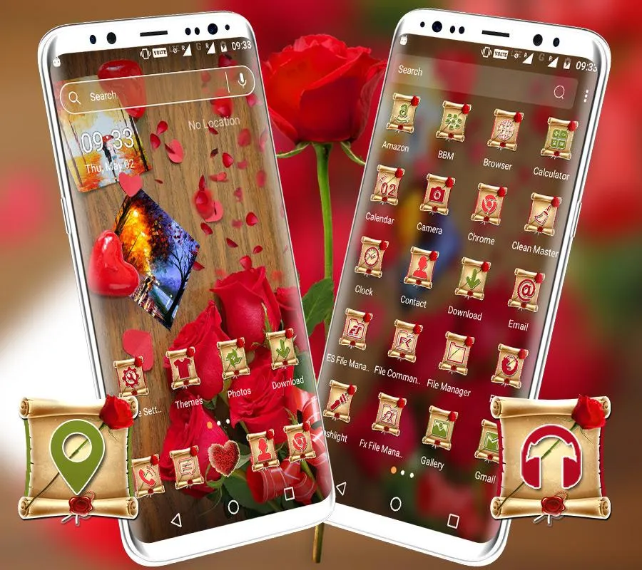 Classic Rose Love Theme | Indus Appstore | Screenshot