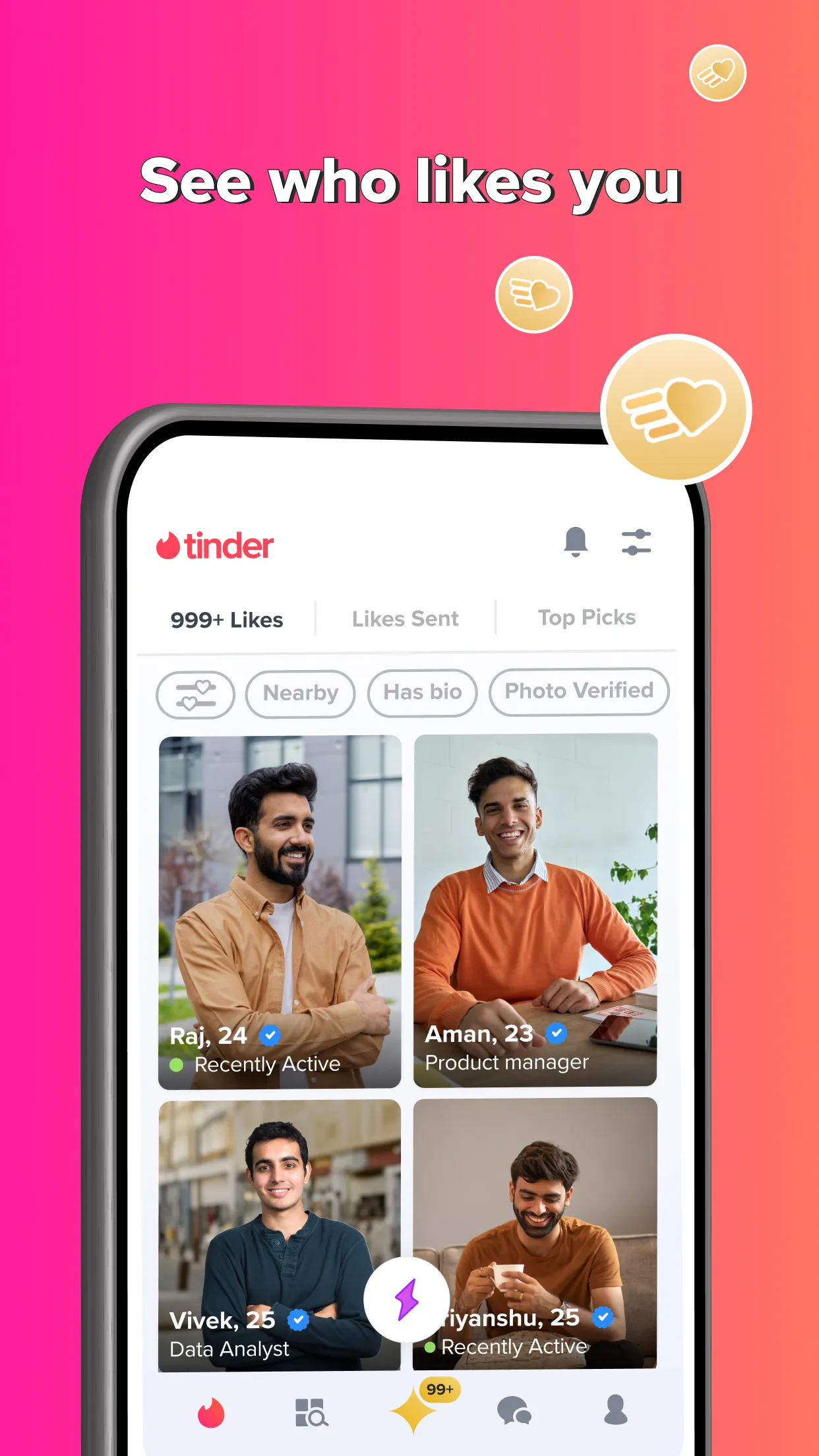 Tinder - Match. Chat. Date. | Indus Appstore | Screenshot