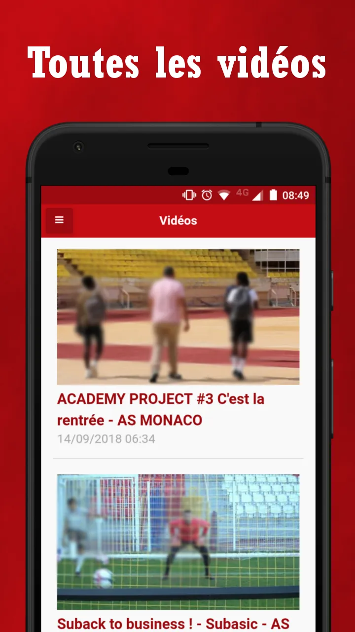 Monaco Actu Foot | Indus Appstore | Screenshot