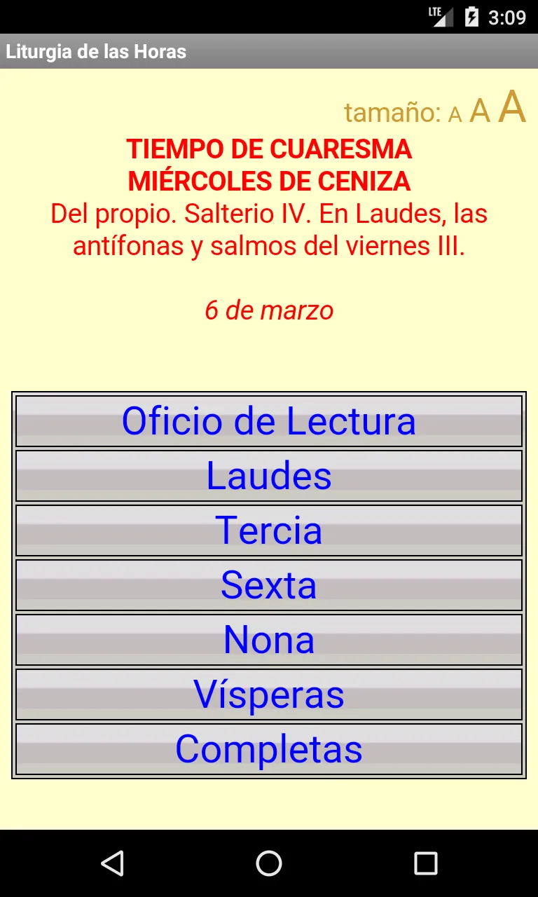 Liturgia de las Horas | Indus Appstore | Screenshot