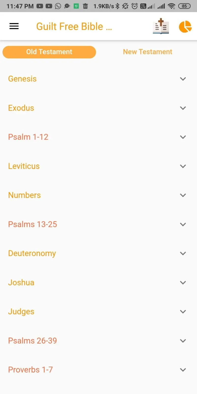 Guilt Free Bible Reading Plan | Indus Appstore | Screenshot