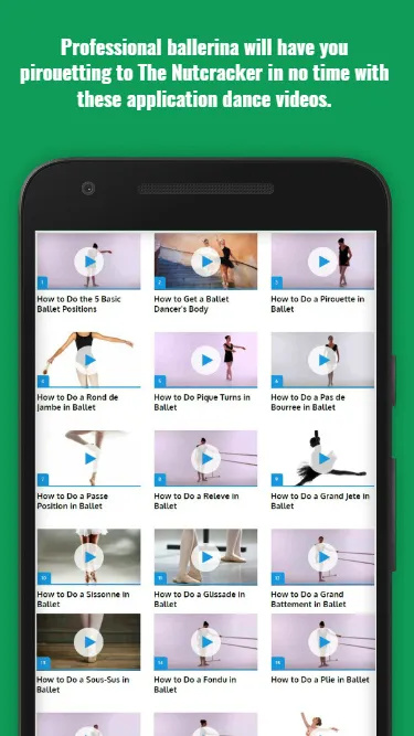 Ballet Dancing Lessons Guide | Indus Appstore | Screenshot